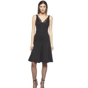 Altuzarra x target Black Lace-Trim Dress